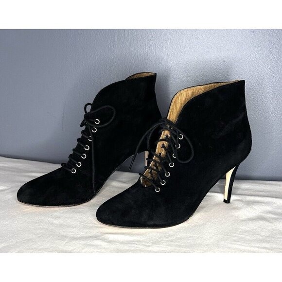Corso Como Myer Suede Leather Ankle Bootie 9.5 Dark Romantic Fairy Grunge Artsy - Picture 3 of 16
